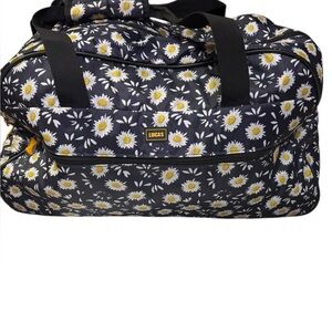 Black Daisy Travel Bag